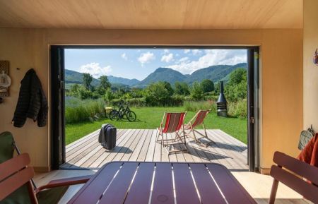 Terrasse avec vue sur les Pyrénées Tiny HouseG113044 Arette - Pyrénées-Atlantiques - Terrasse avec vue sur les Pyrénées